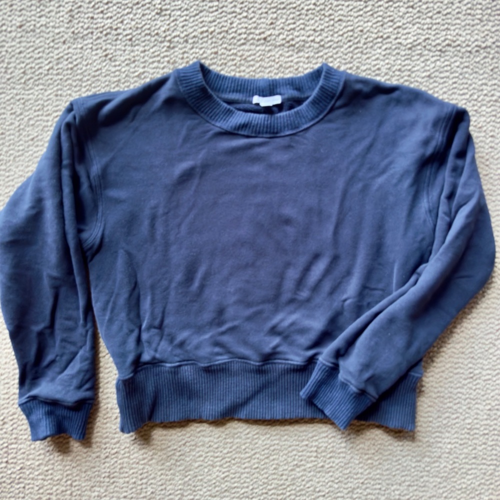 James Perse Navy Blue women’s Sweatshirt